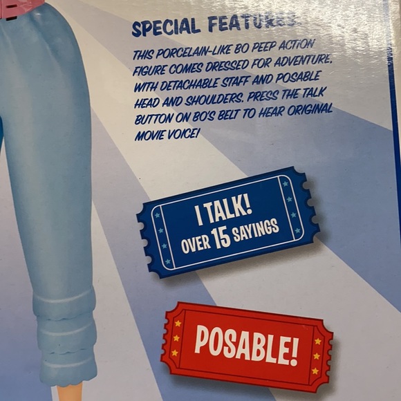 Disney Pixar Toy Story 4 Bo Peep talking action figure over 15 sayings new - Picture 8 of 8